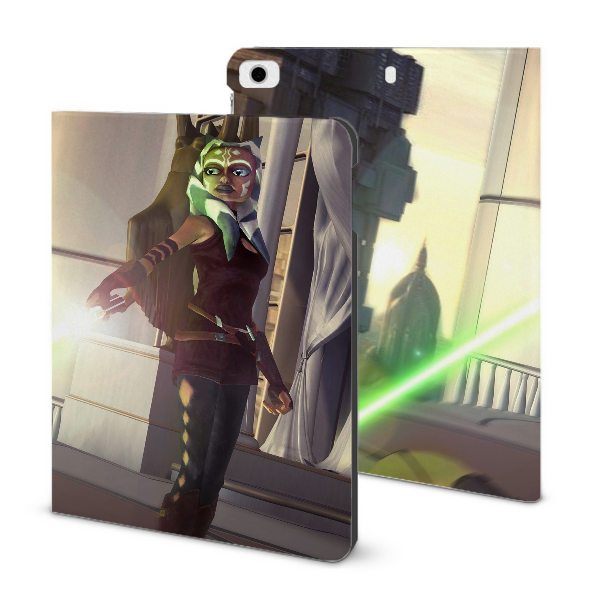 （画像用） スター・ウォーズ Star Wars IPad ケース ブック型 PUレザー TPU 耐衝撃 軽量 薄型 ペン収納なし 全面保護 IPad 各モデル対応